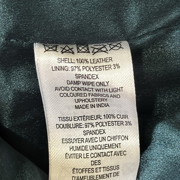 French Connection Jive Halter Genuine Leather Dress - Picture 8 of 11